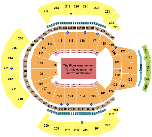 Chase Center Laver Cup Seating Chart